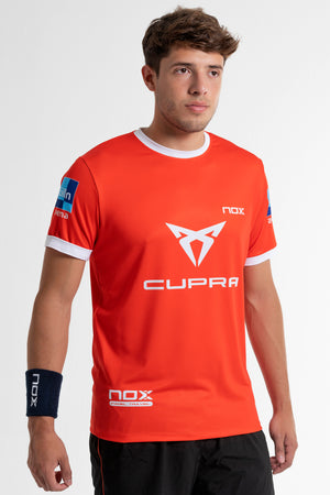 CAMISETA SPONSORS AT10 TEAM ROJA 21 TALLA ORANGE